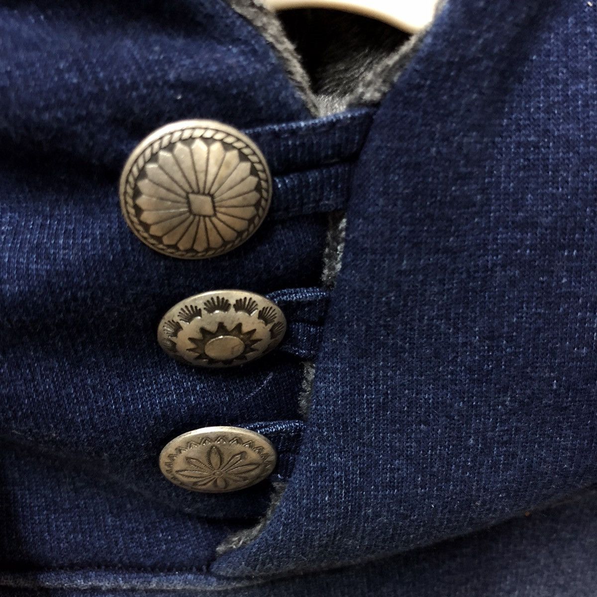 Japanese Brand - Go slow caravan blue denim hoodie - 7