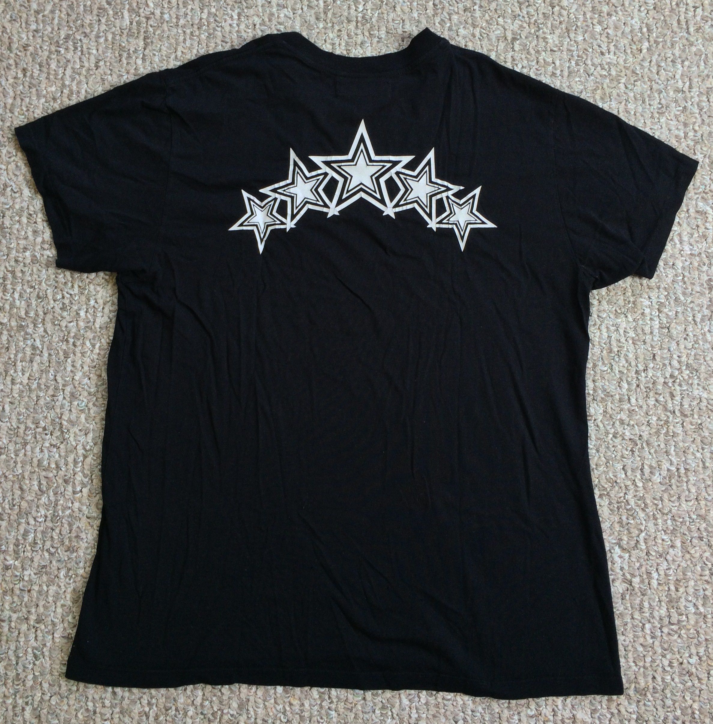 Amiri Distressed Stars Logo Tee - 4