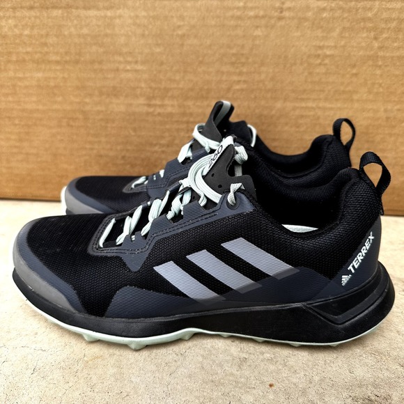 Adidas Terrex 260 Running Shoes Athletic Sneakers Lace Up Low Top Black/Gray 7.5 - 3