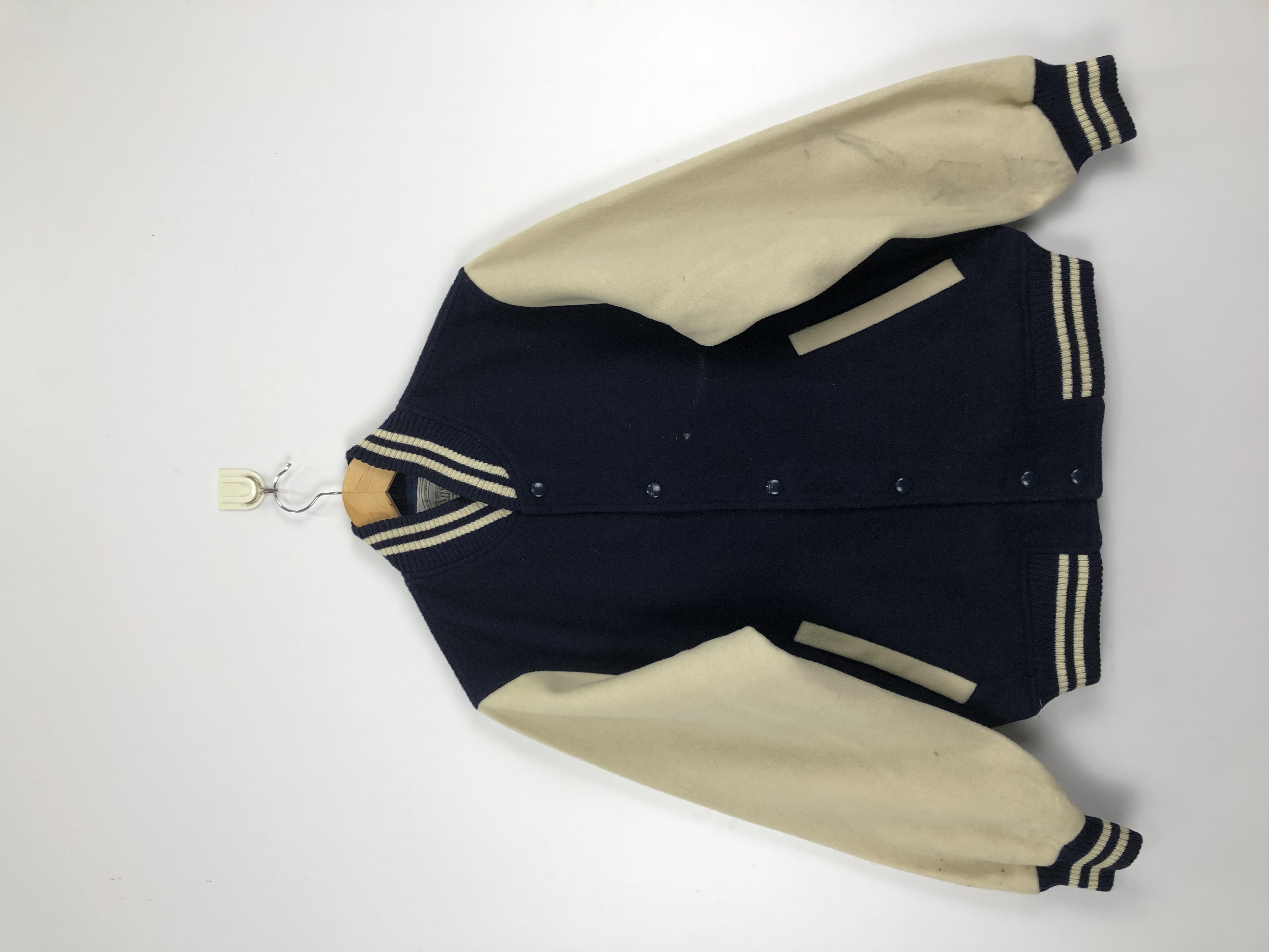Vintage - Vintage Harvard Wool Varsity Jacket - 1