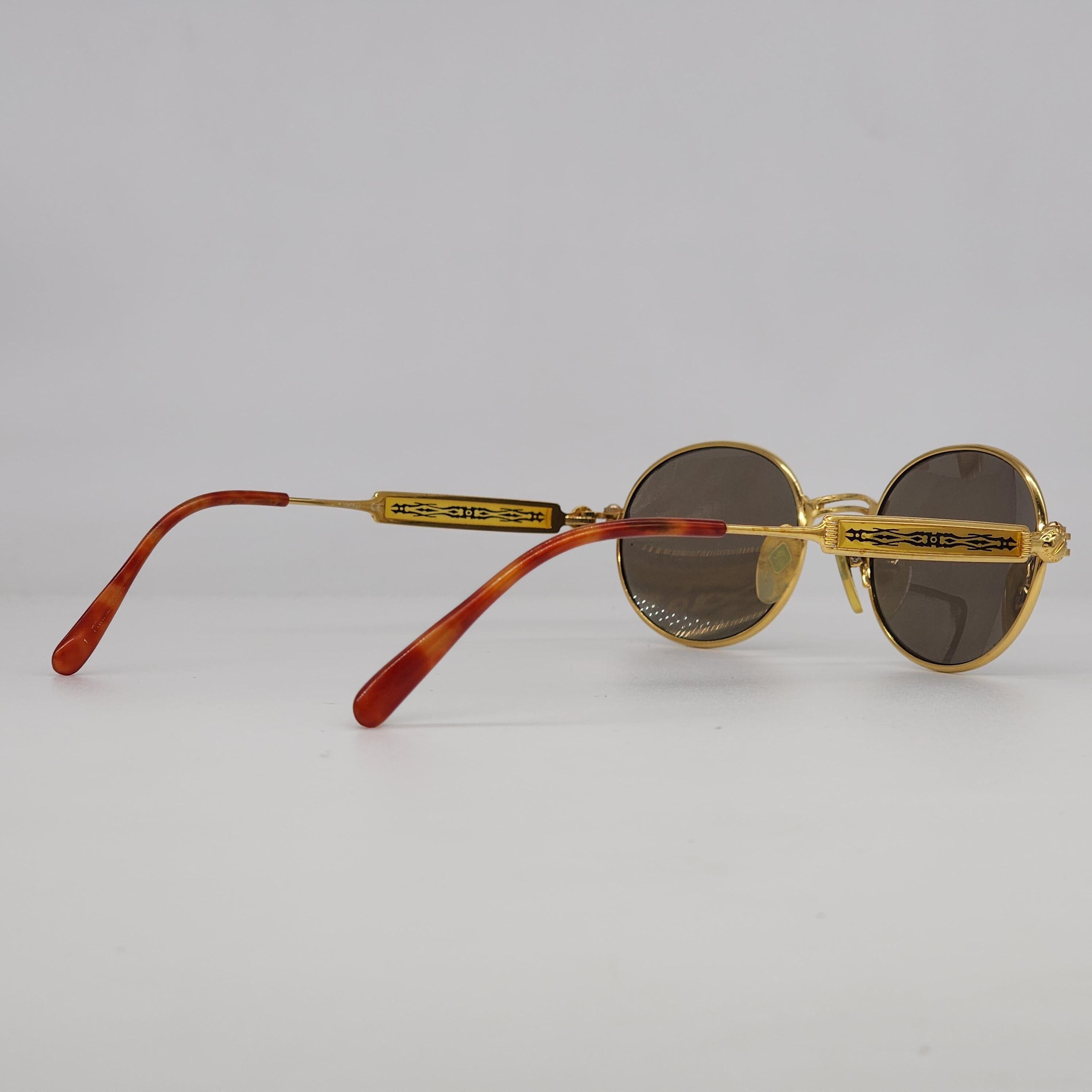 Vintage - Jean Paul Gaultier - 56-4170 1990s Oval Sunglasses - 6