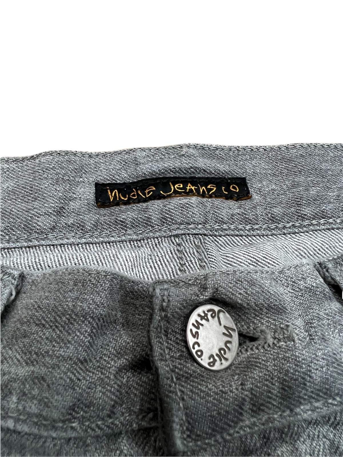 Nudie Regular Alf Used Grey Made In Italy Jeans - 8