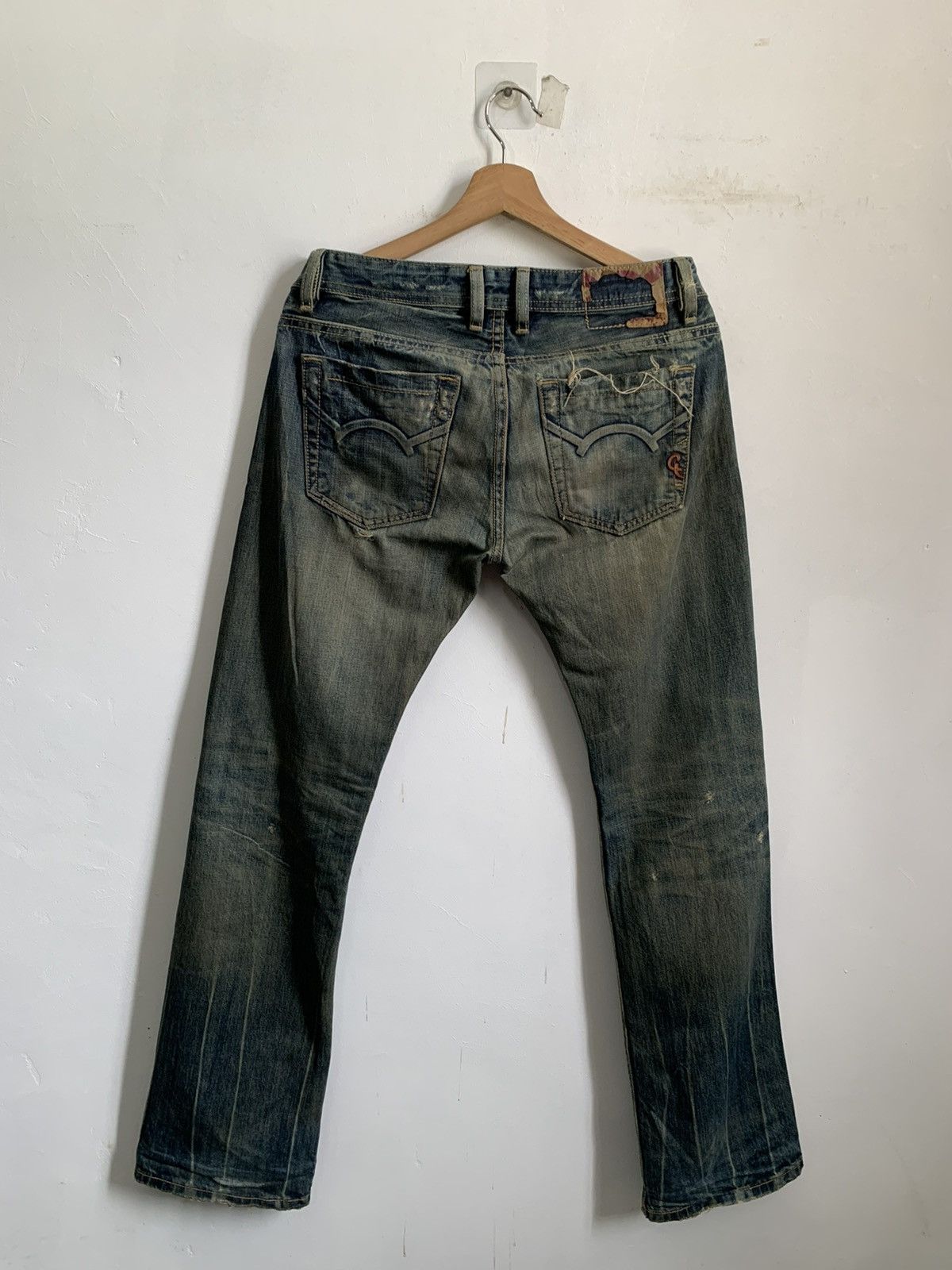 Cult Of Individuality Selvedge Distressed Denim Jeans - 2