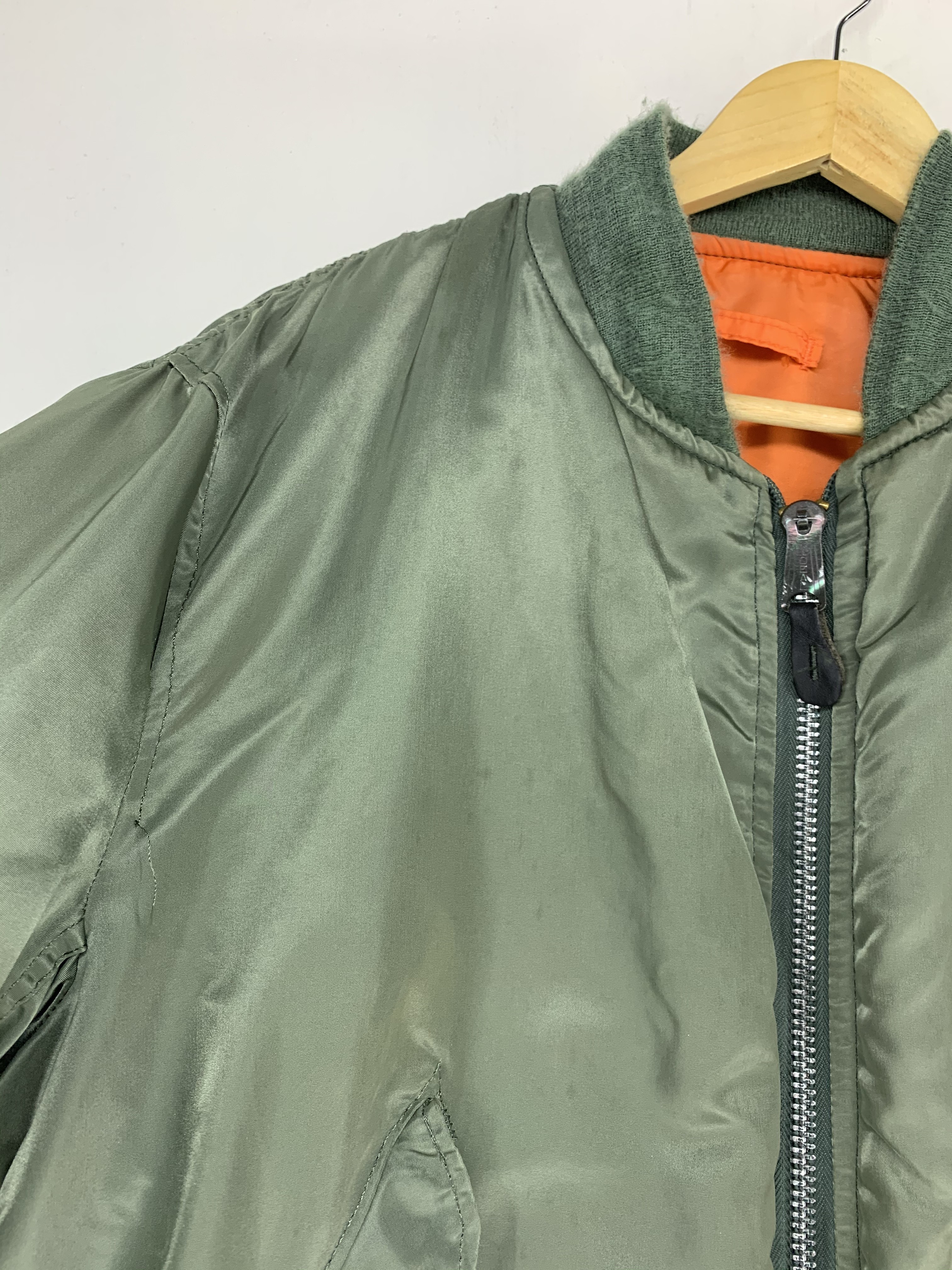 Alpha Industries - Vintage Alpha Industries USA Reversible MA-1 Bomber Jacket - 11