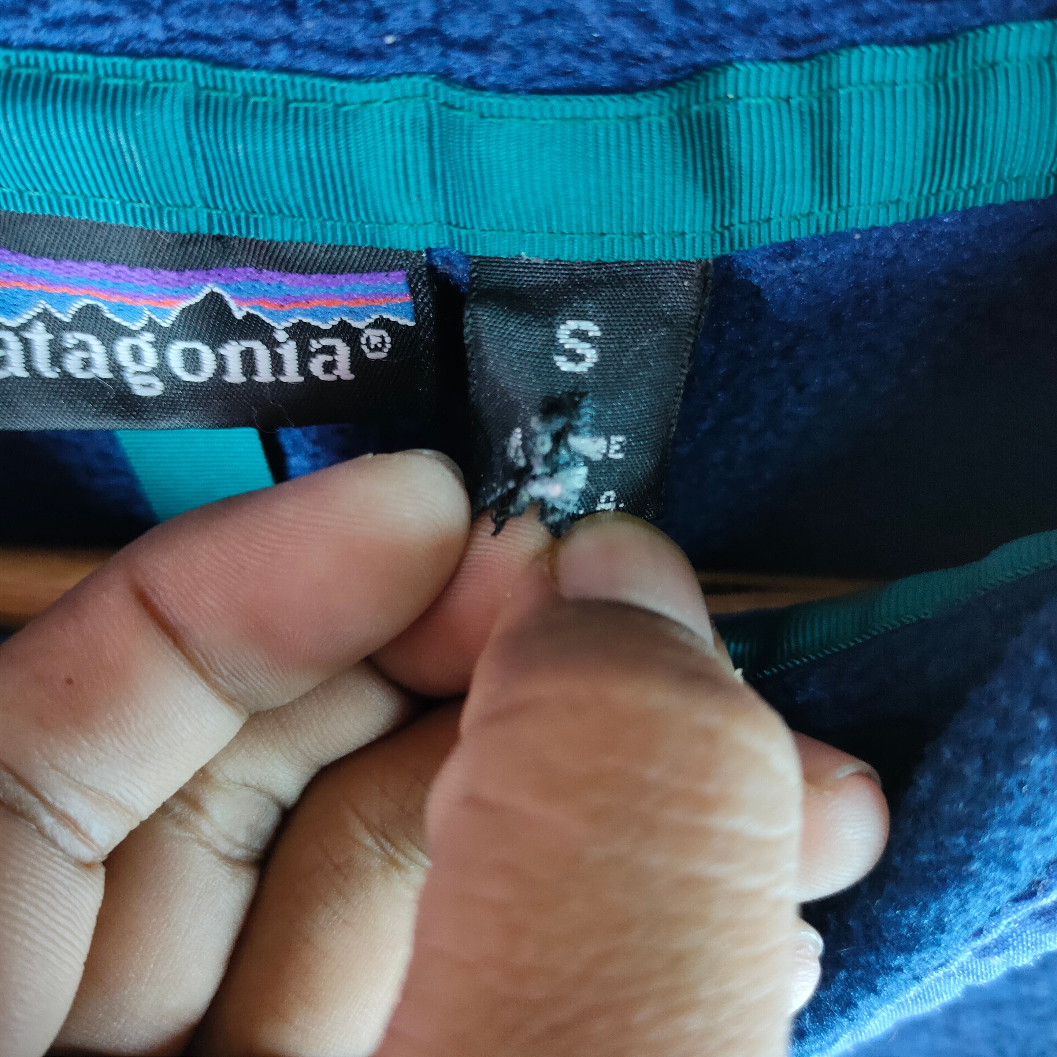 VINTAGE PATAGONIA Made in USA Single Pocket Fleece Shirt - 3