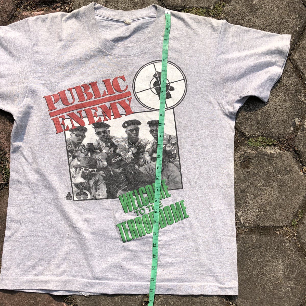 Vintage 90s Public Enemy Welcom To Terrordome Tee - 7