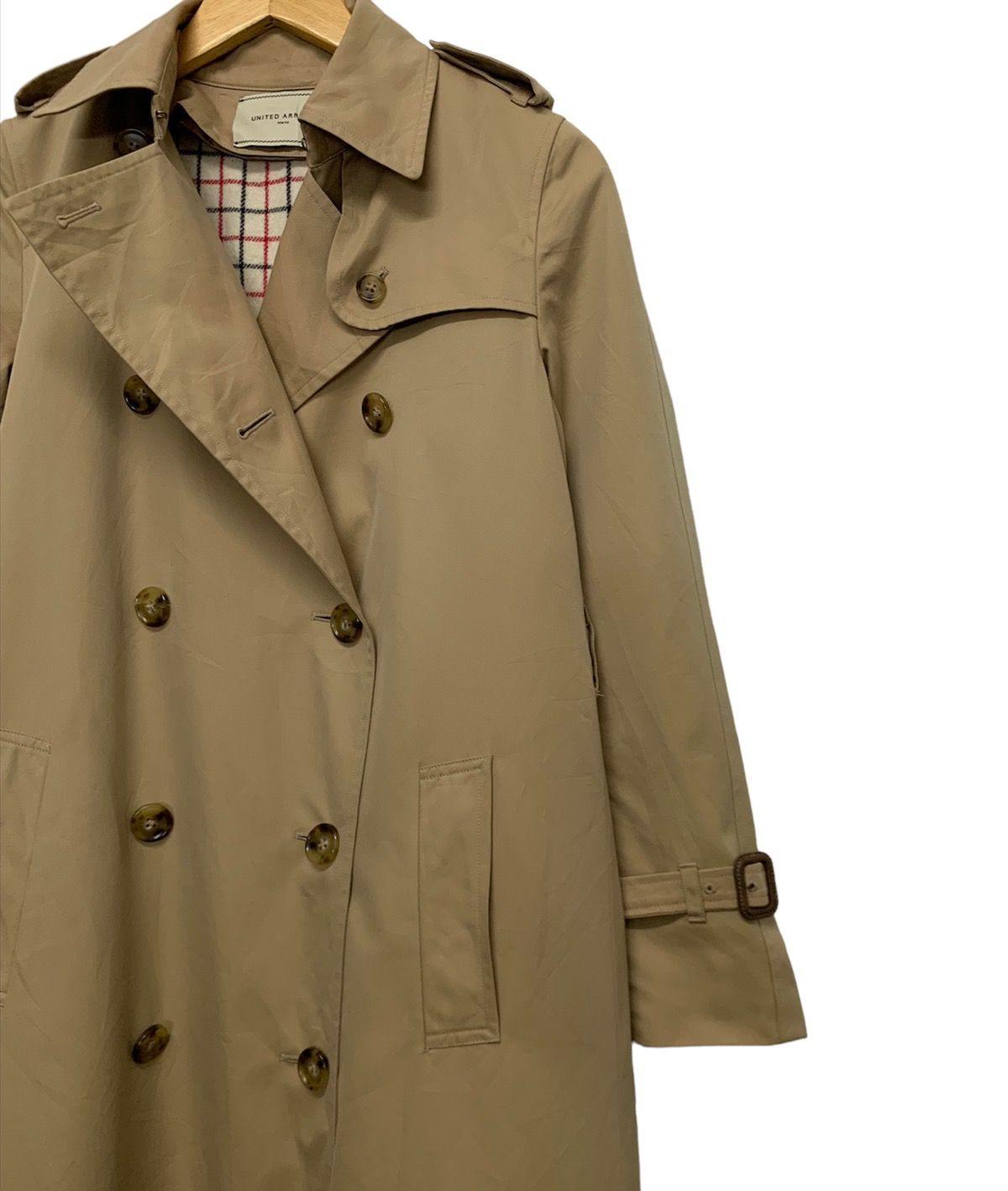 United Arrows Tokyo Trench Double Lining Coat Long Jacket - 6