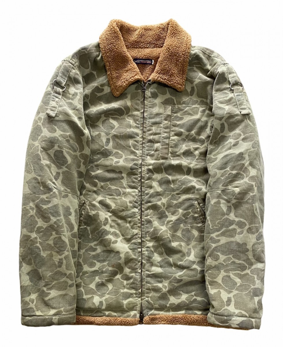 Camo - Kriff Mayer Camouflage Like Bape Sherpa Fleece Lined Jacket - 3