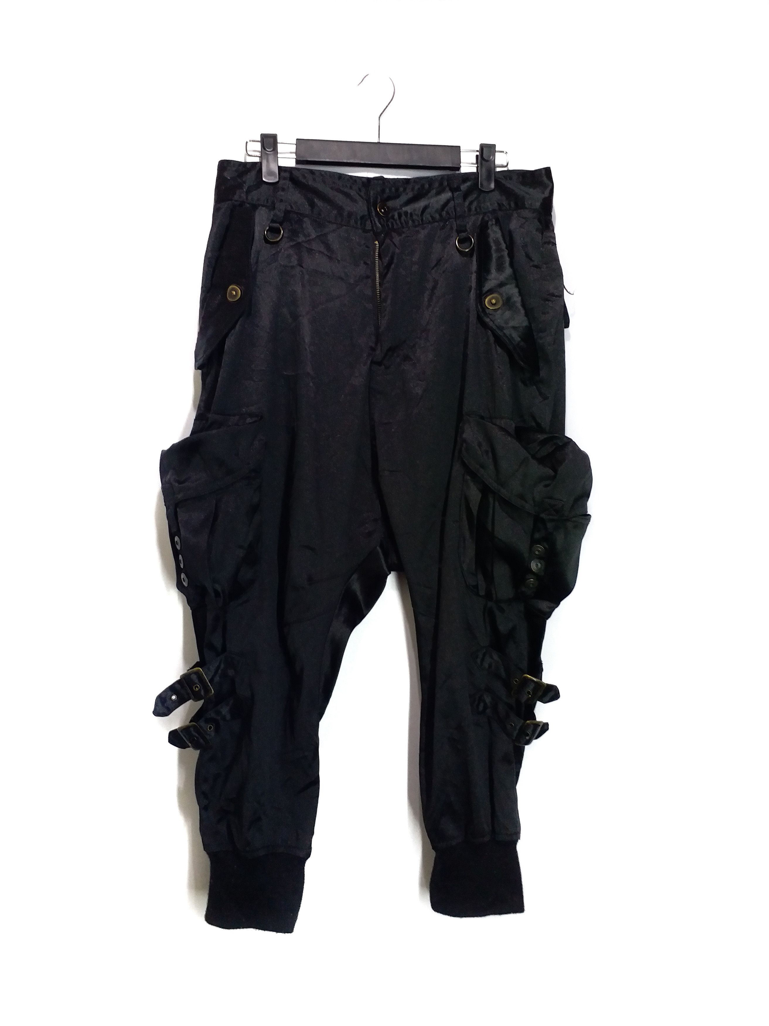 If Six Was Nine - SALE🔥Black Harem Parachute Baggy Pant Sz 30 Japanese Brand - 1