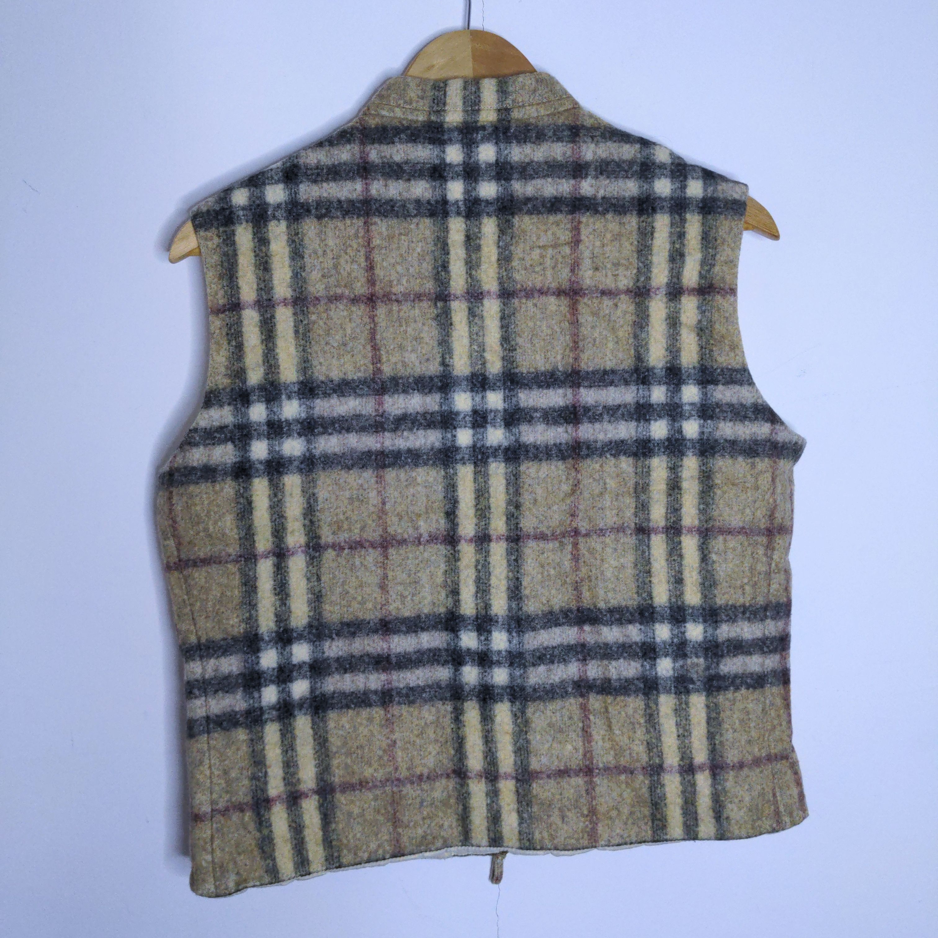 Burberry Prorsum House Check Womens Wool Vest - 2