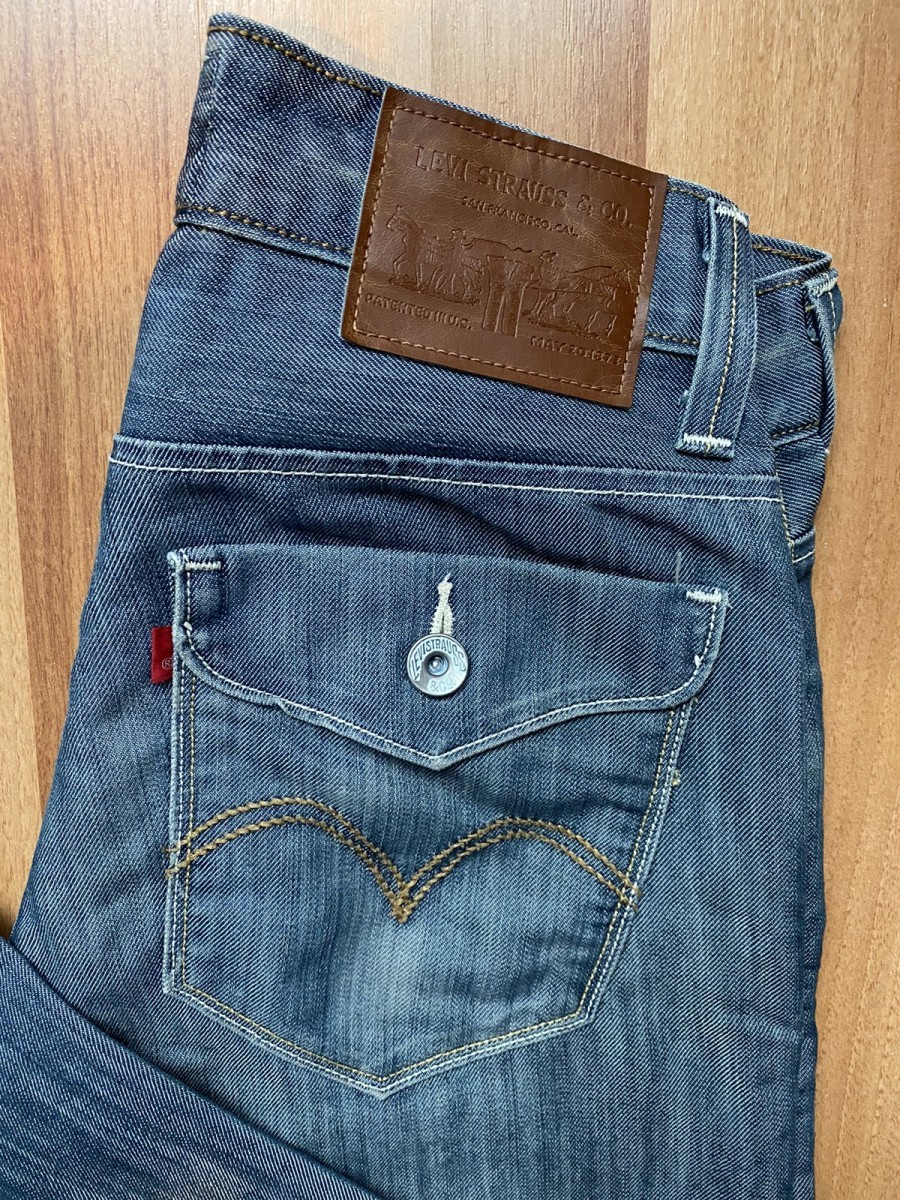 514 slim straight denim jeans - 3