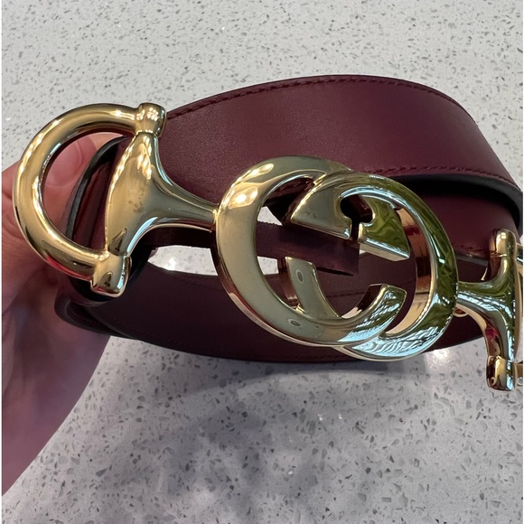 Gucci Interlocking GG Horsebit Buckle Belt 70 - 2