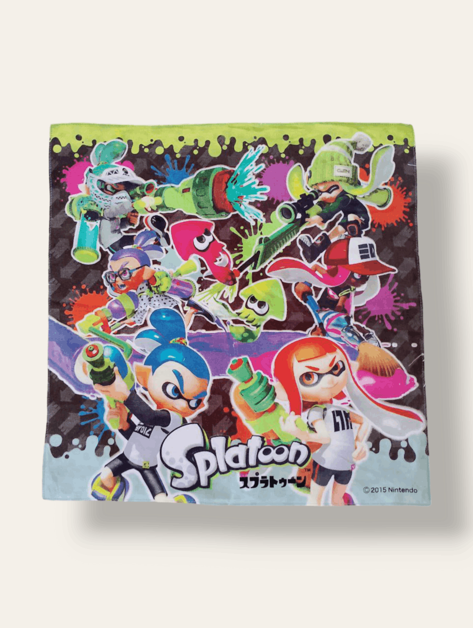 Japanese Brand - 2015 Splatoon by Nintendo Handkerchief Bandana - 1
