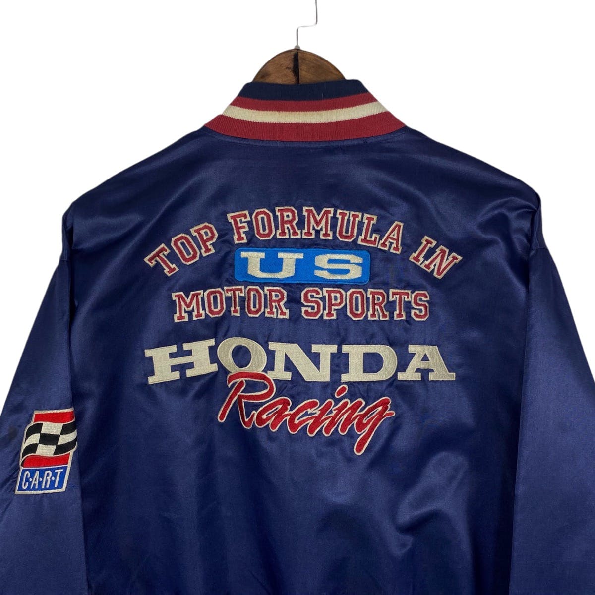 Vintage Honda Racing Team Snap Button Jacket - 8