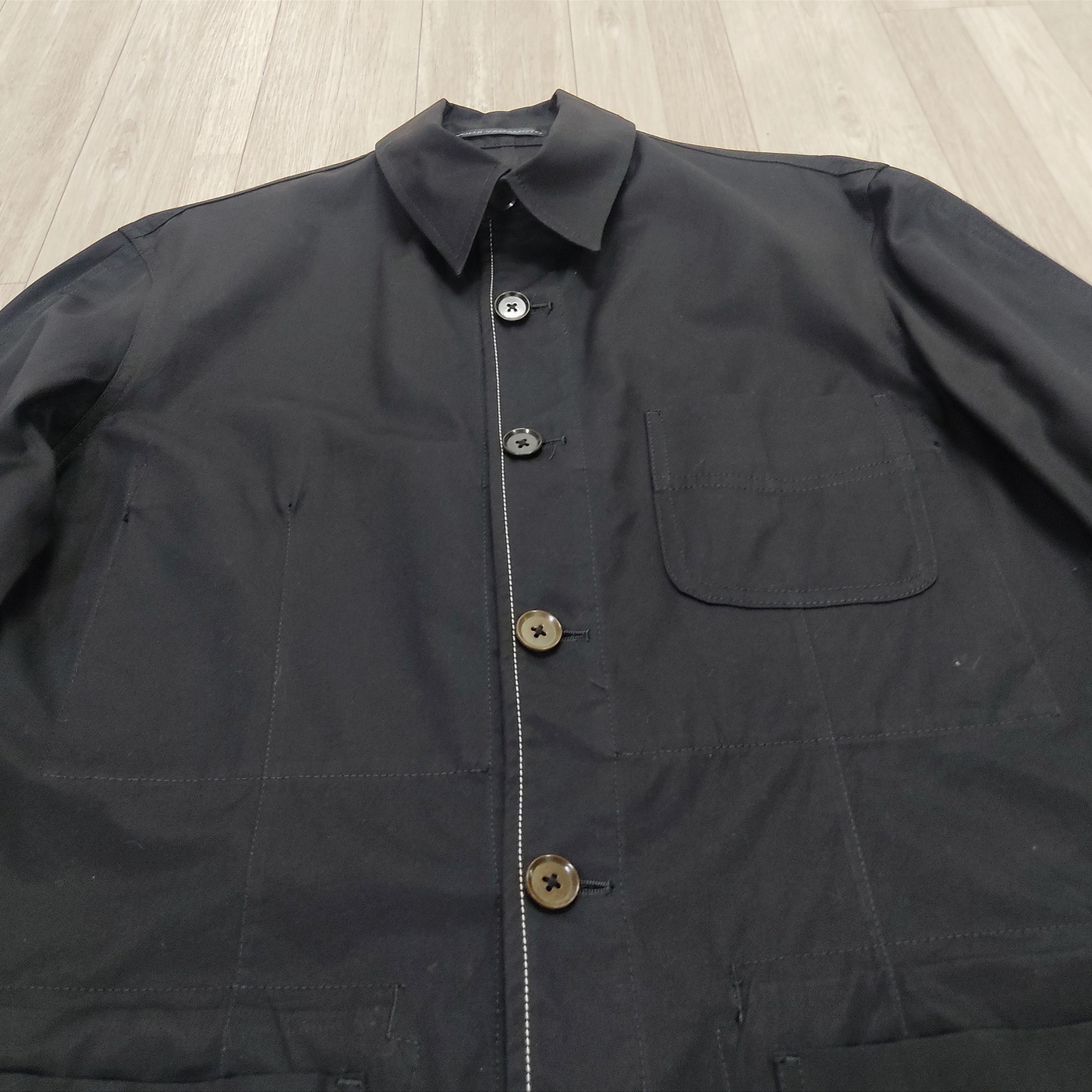 Y's By YOHJI YAMAMOTO Minimalist Gentleman Chore Jacket - 9