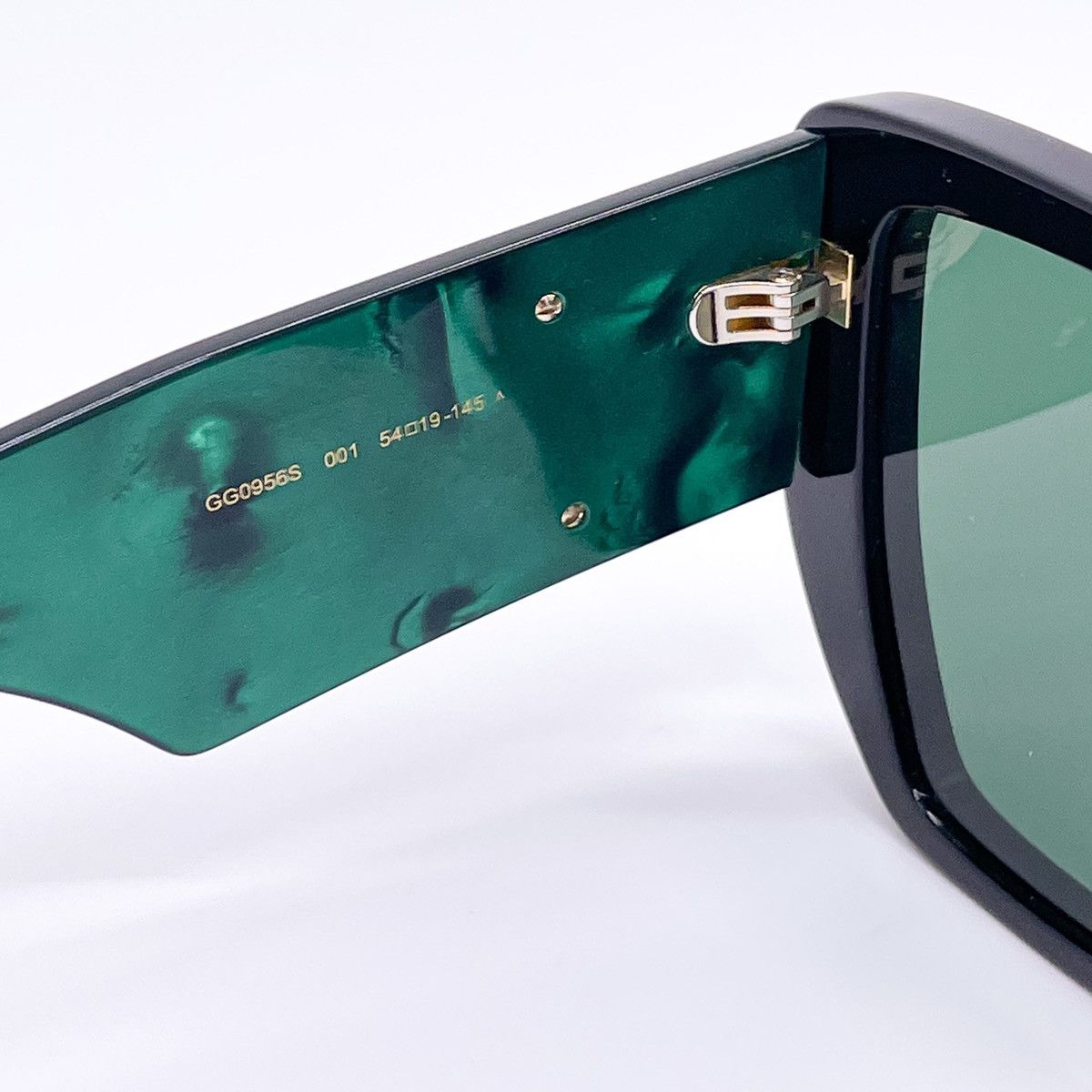 NEW GUCCI GG0956S 001 BLACK GREEN WOMEN’S SUNGLASSES GUCCI - 12