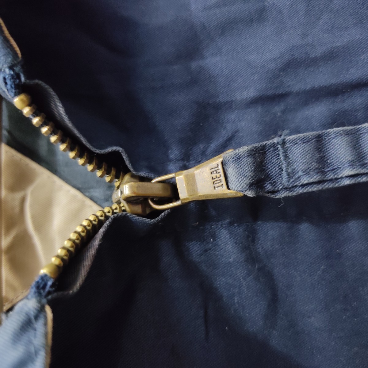 American Vintage - Work Wear Blue Zipper Vintage Jacket - 6