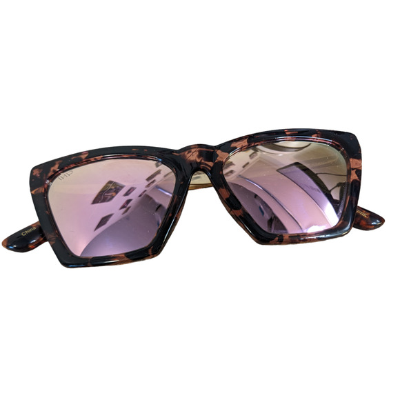 WearMe Pro WMP Eyewear - Square Cat Eye Sophia Polarized Mirrored Sunglasses - 2