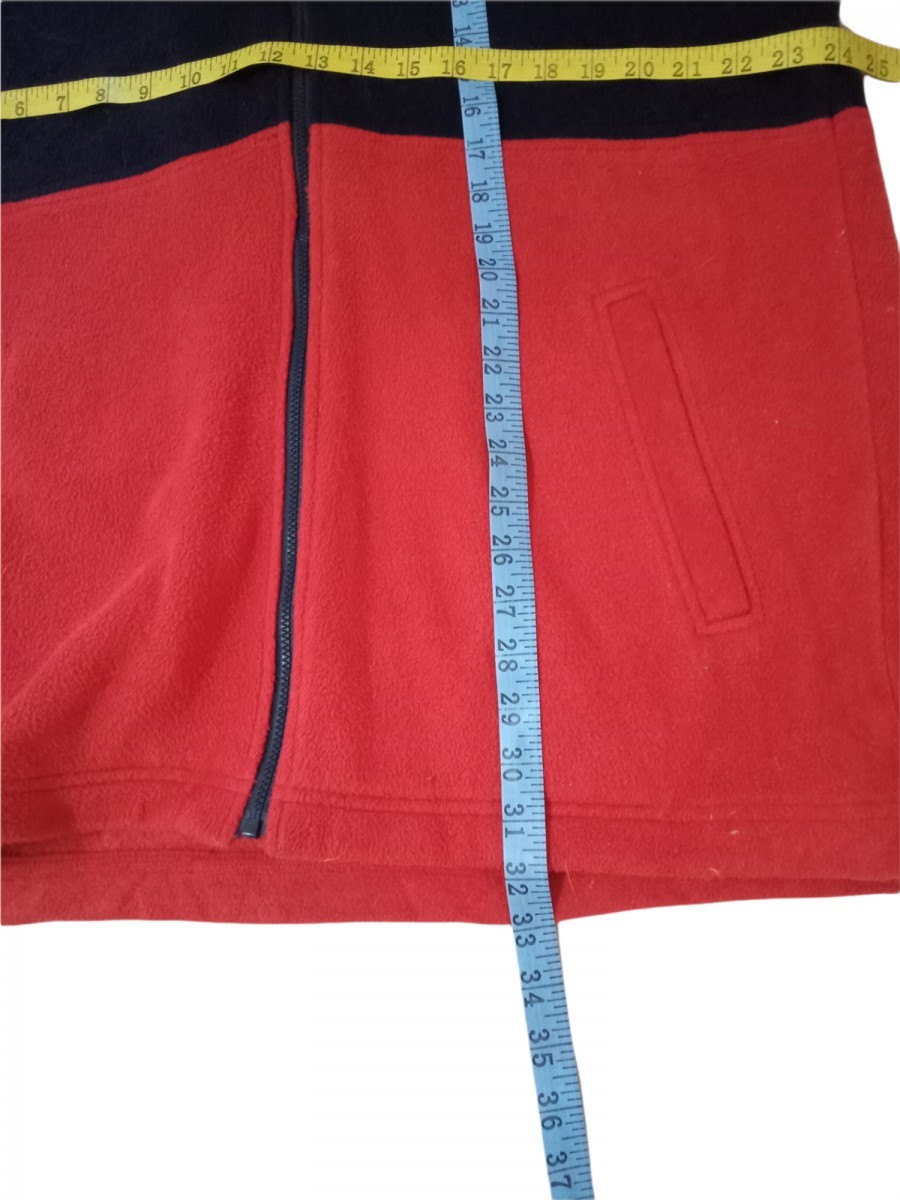 Fila - Vtg 90s Two Tone Fleece Light Jacket Sweater - 8