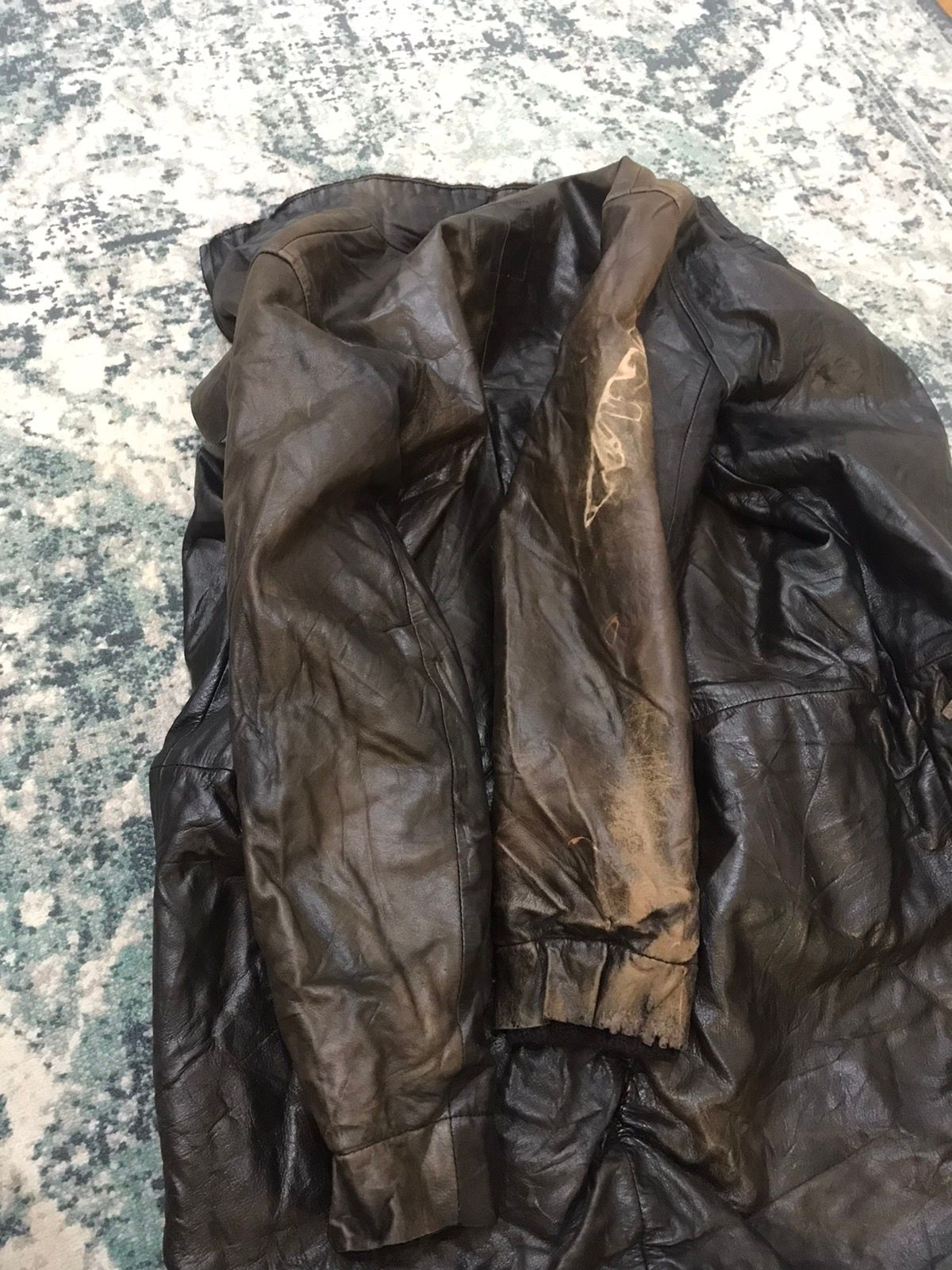 AW99 Undercover Ambivalence Cow Leather Coat - Size Medium - 22