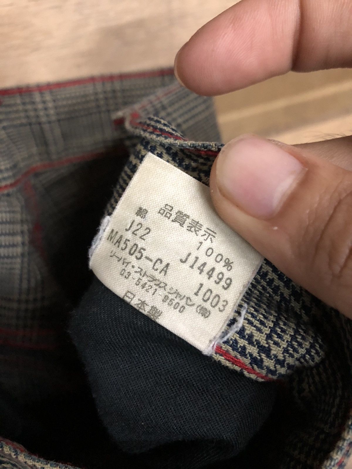 Vintage Levi’s 505 Tartan Cargo Denim Jeans - 11