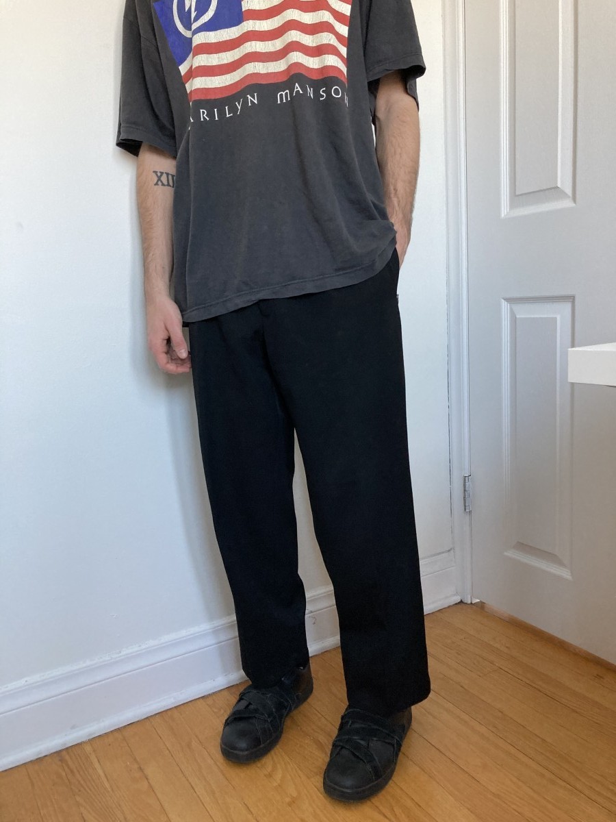 wide pocket slacks pants - 11