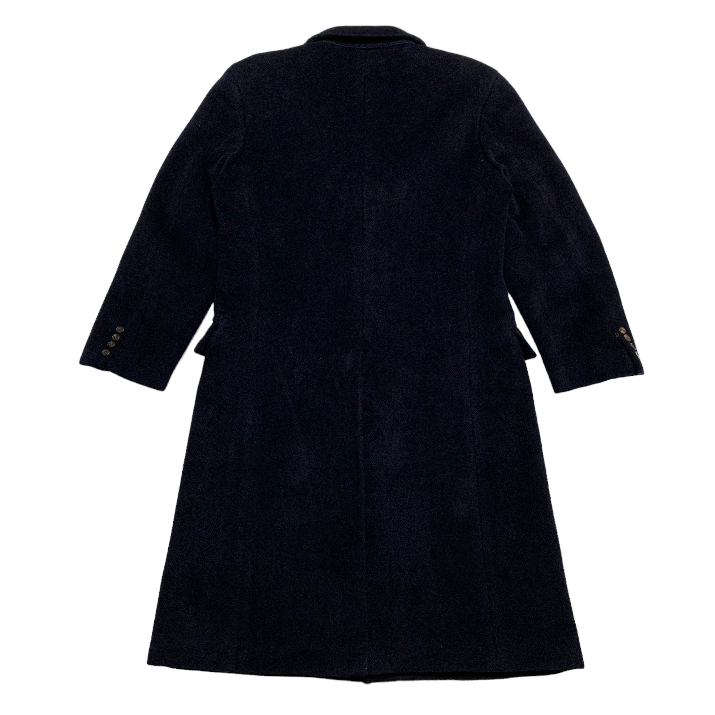 Vintage Polo Ralph Lauren Navy Wool Coat - 2