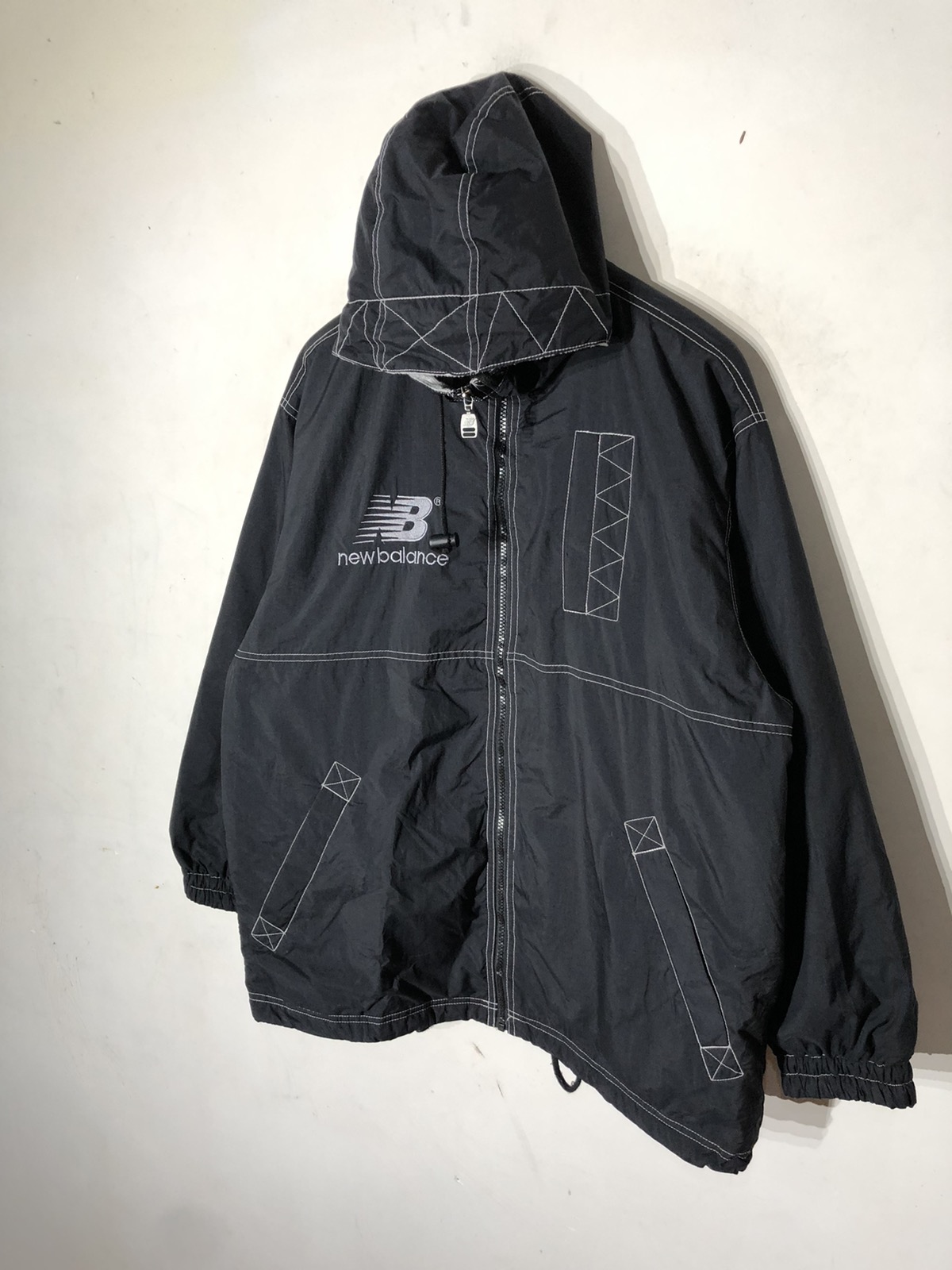 🔥vintage new balance black oversized jacket - 3