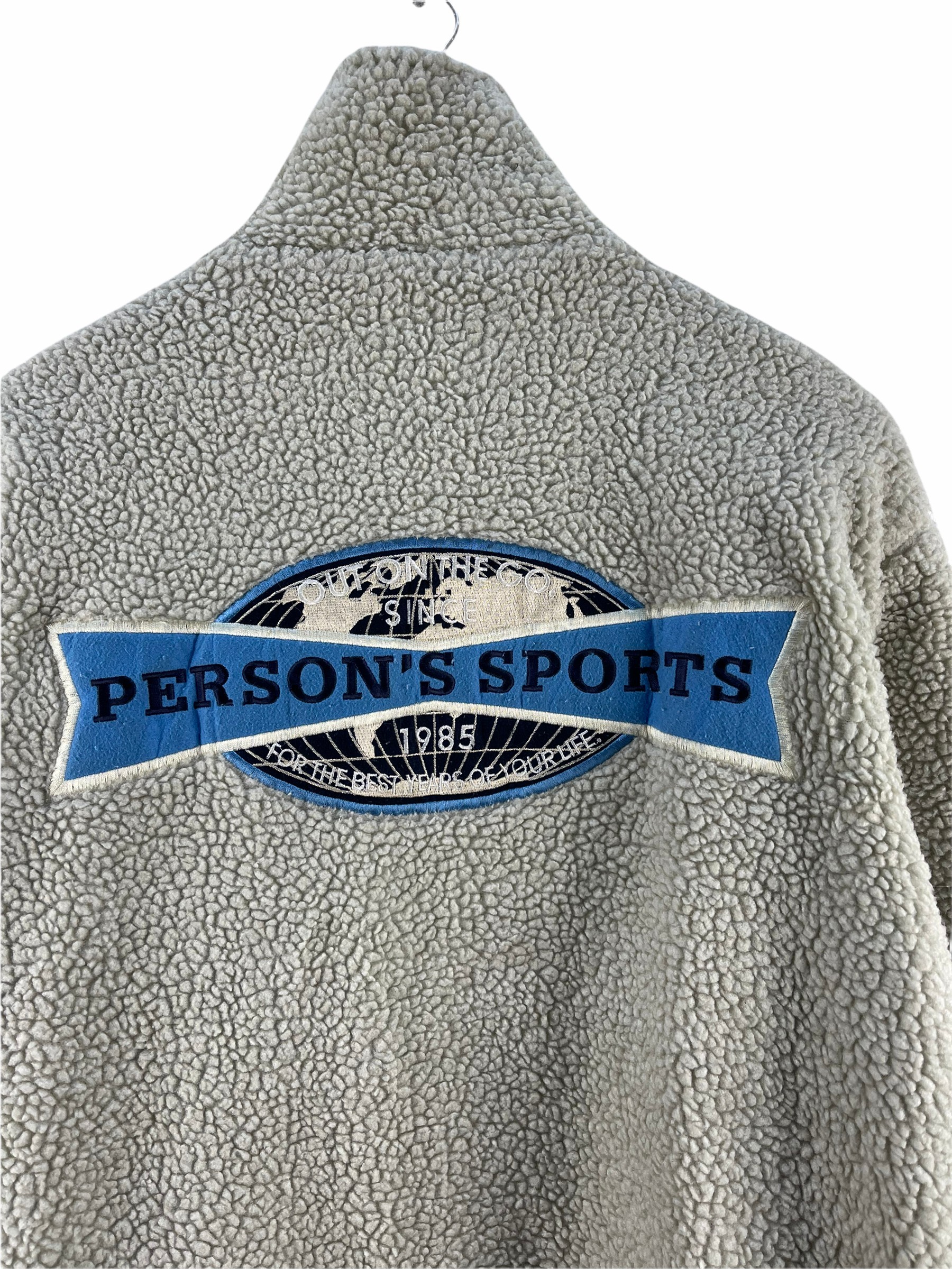 Person's - Vintage Persons Sports Fleece Jacket - 9