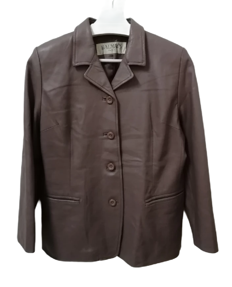 BALMAIN Leather Jacket - 1