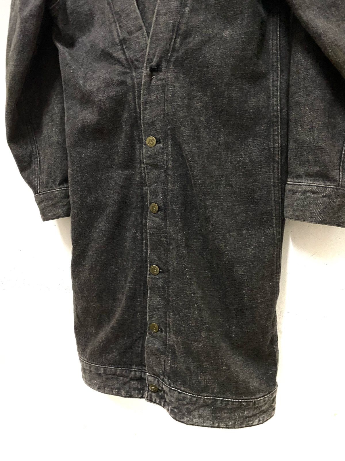 Vintage Issey Sport IS Issey Miyake Denim Long Jacket - 8
