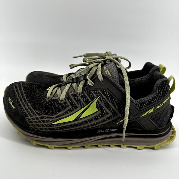Altra Timp 1.5 Trail Running Shoes Lightweight Synthetic Mesh Black Yellow 9.5 - 4