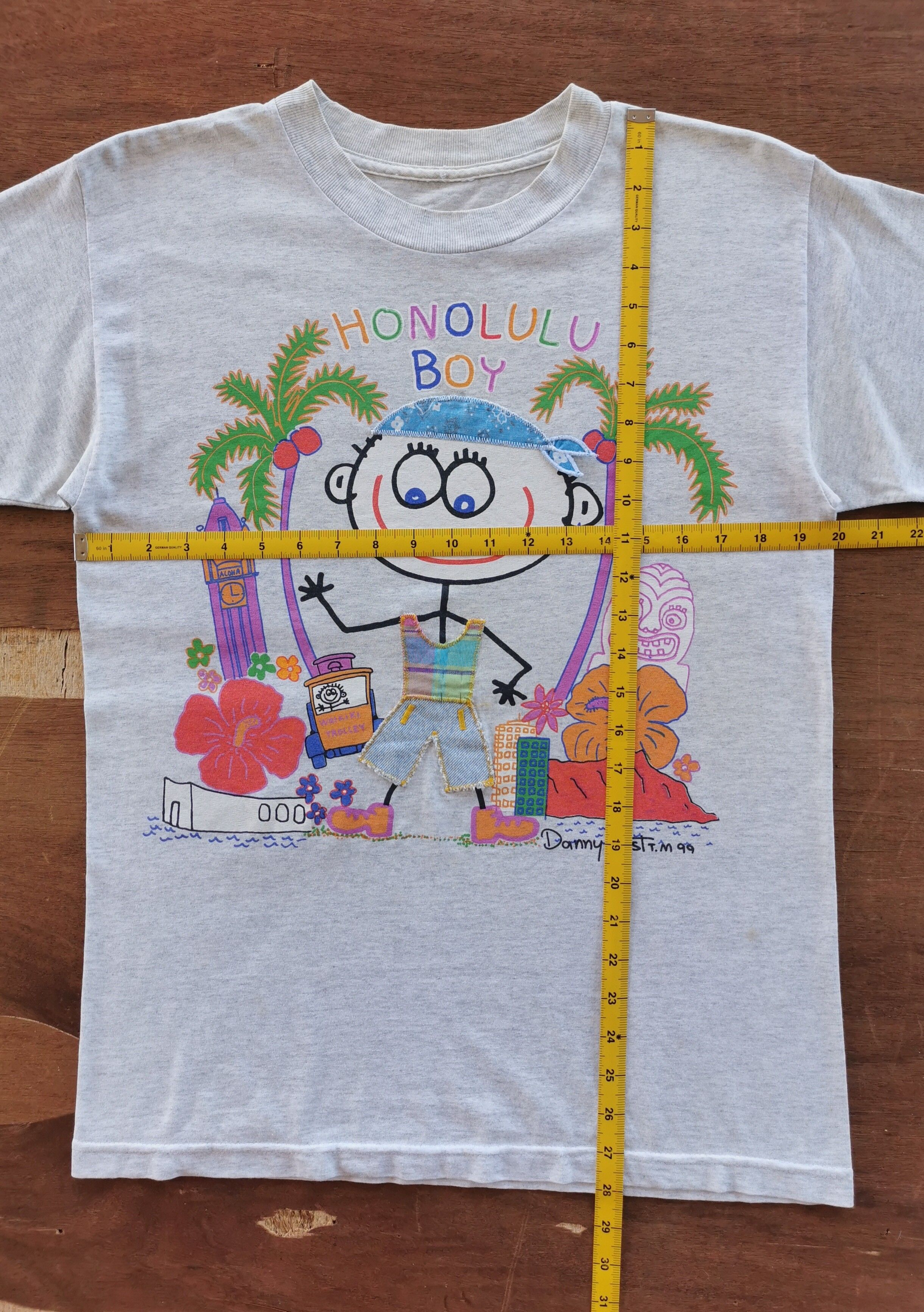 1999 Vintage Danny First Honolulu Boy Tshirt - 10