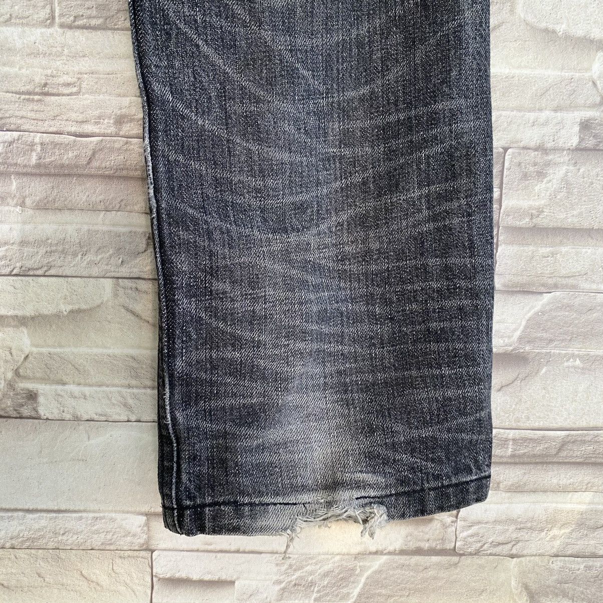 Lad Musician Black Denim Jeans Whisker 32x34 - 13