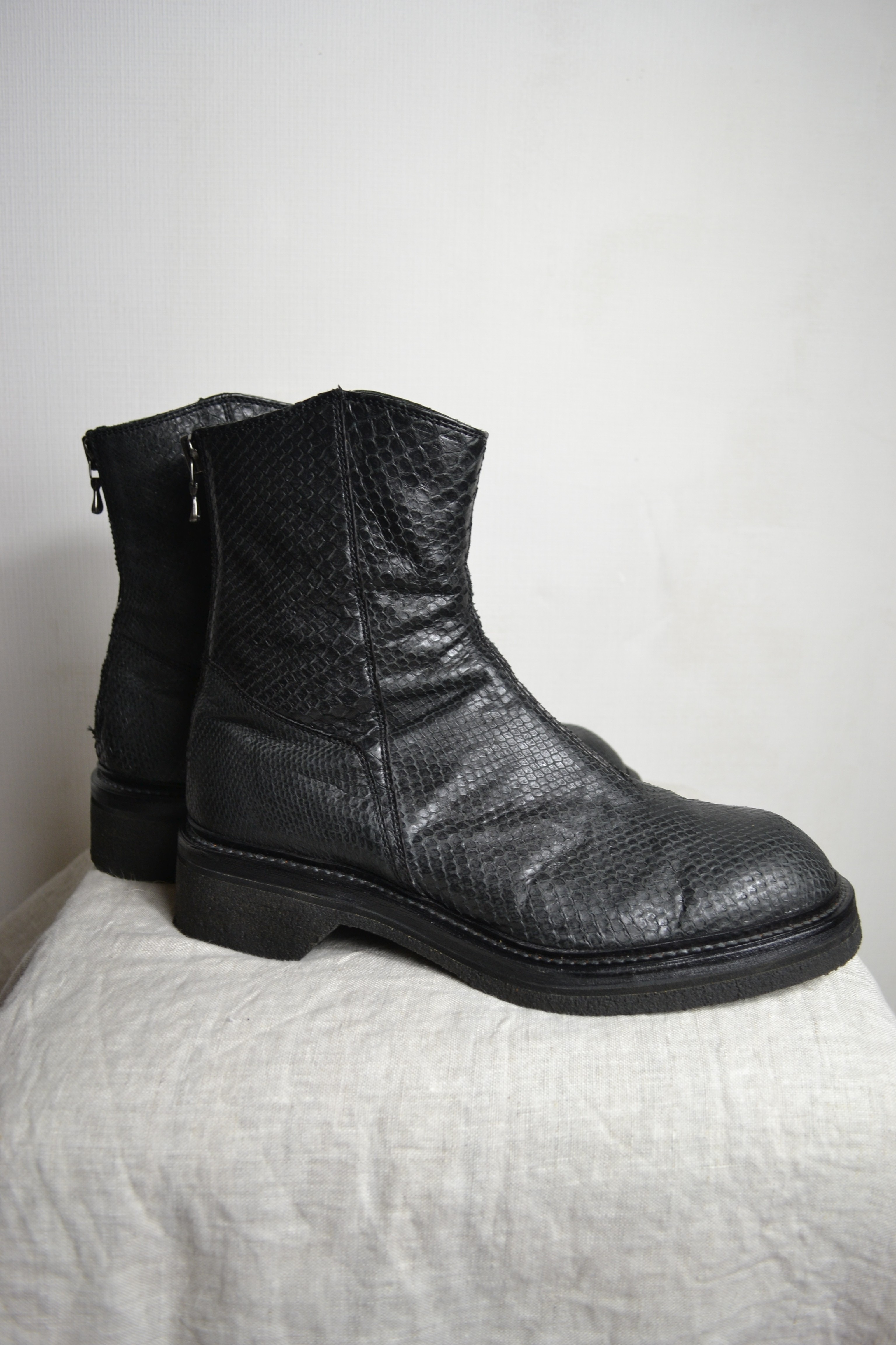 AW15 Sphere Backzip Python Boots - 517FWM7 - 10