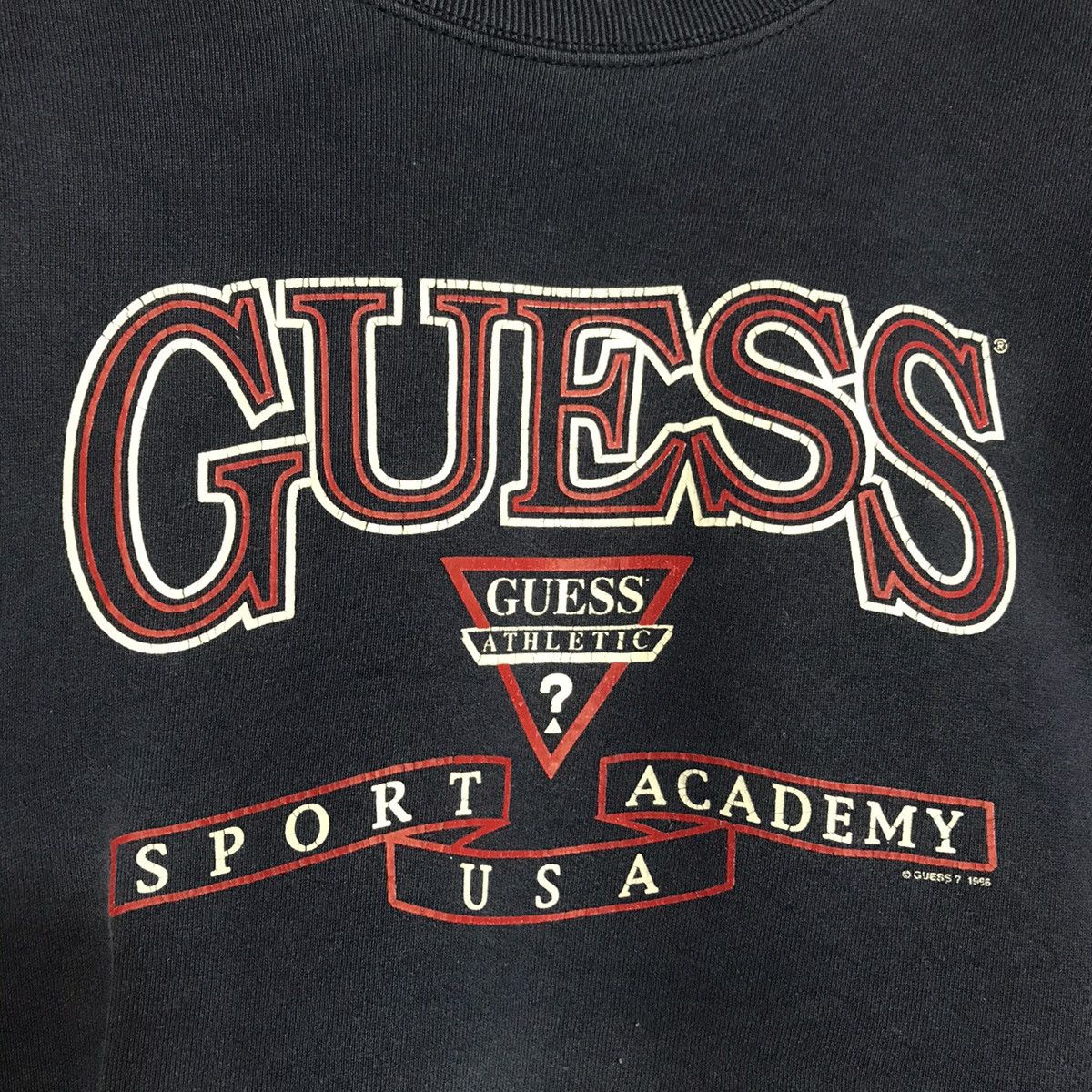 Vintage 1996 guess sweatshirt large size made in usa - 4