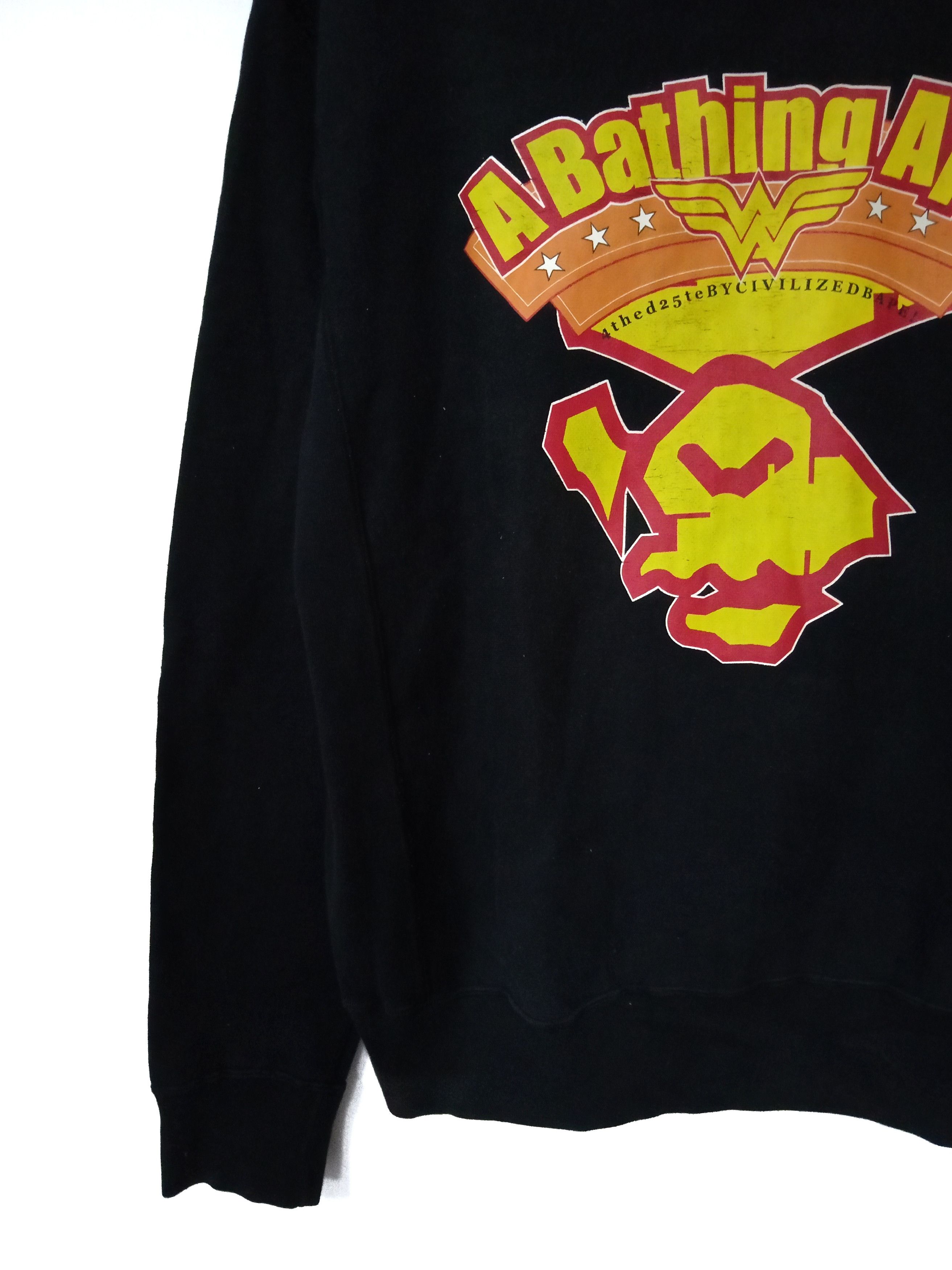 BAPE WONDER WOMAN CREWNECK SWEATSHIRTS - 3