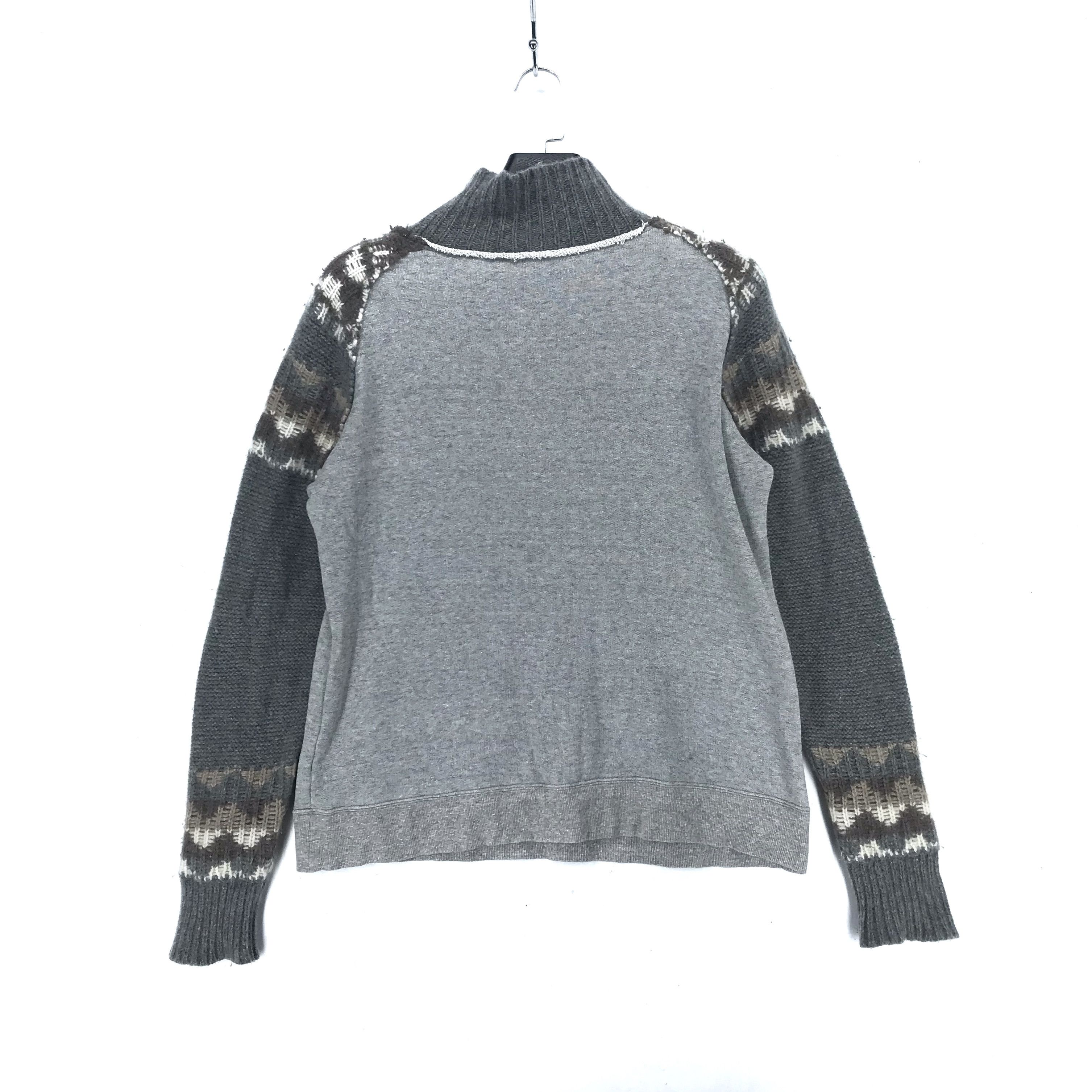Y's Sleeve Hybrid Knit Sweater #2326-91 - 10