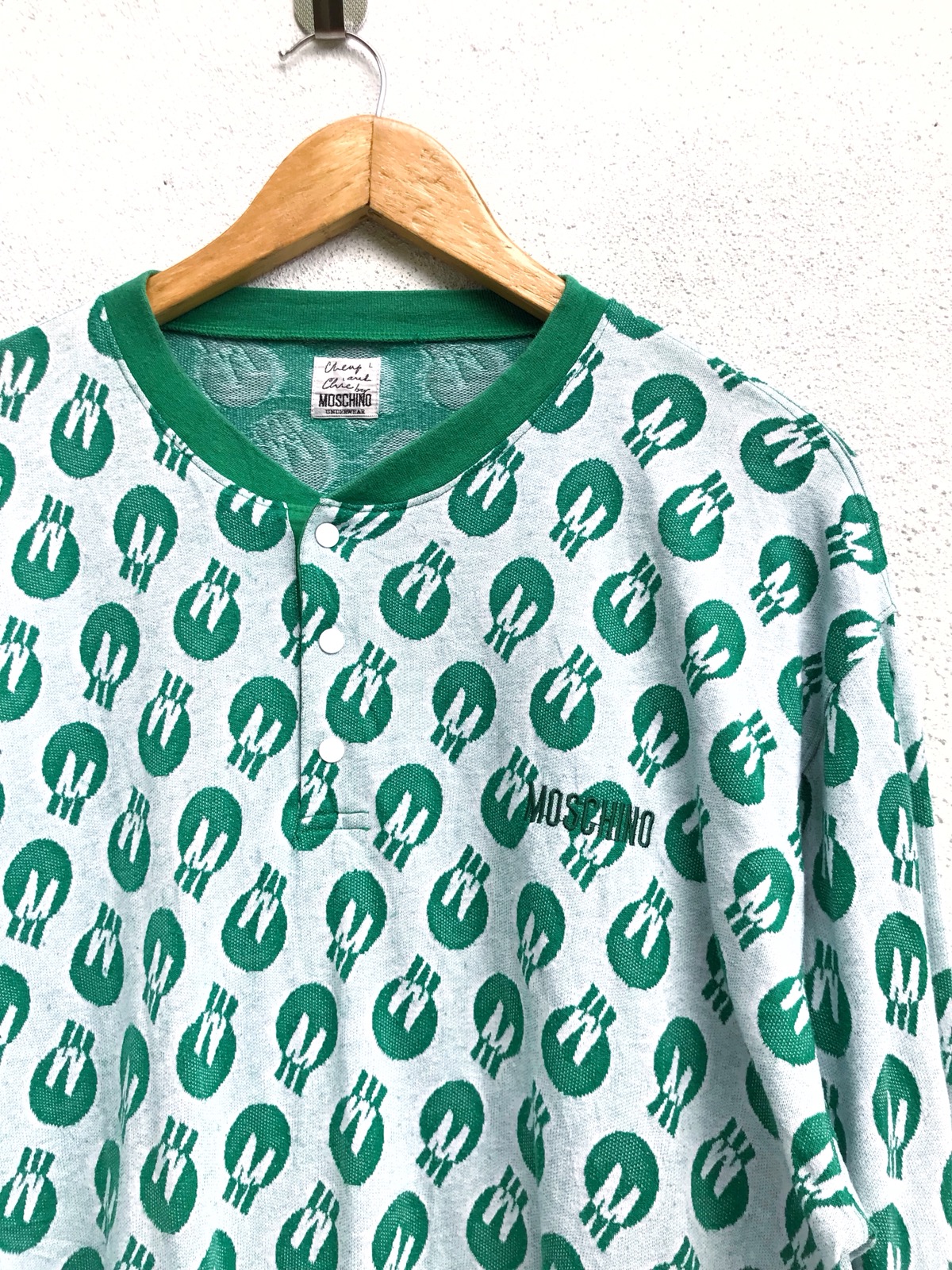 Mochino Cheap & Chic Fullprinted Polka dots Knit Sweatshirt - 2