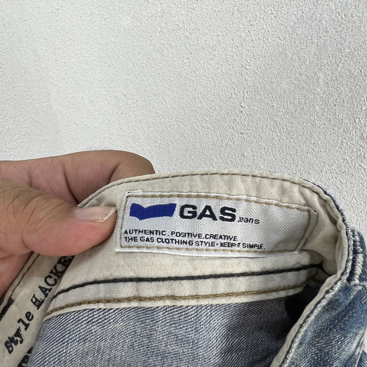 VINTAGE GAS MADE IN ITALY DISTRESSED DENIM - 13