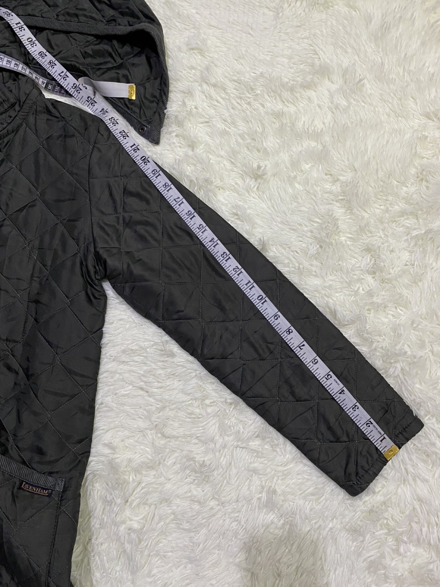 Lavenham - Suffolk Quilted Slim Fit Jacket Detachable Hood - 18