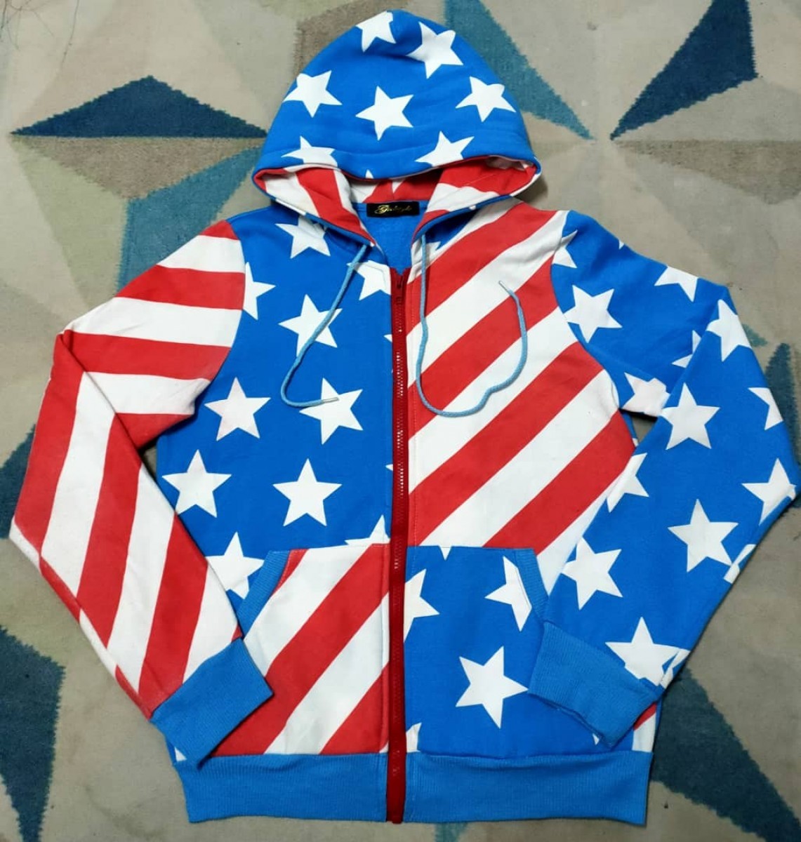 Usa - USA Flag Hoodie - 1