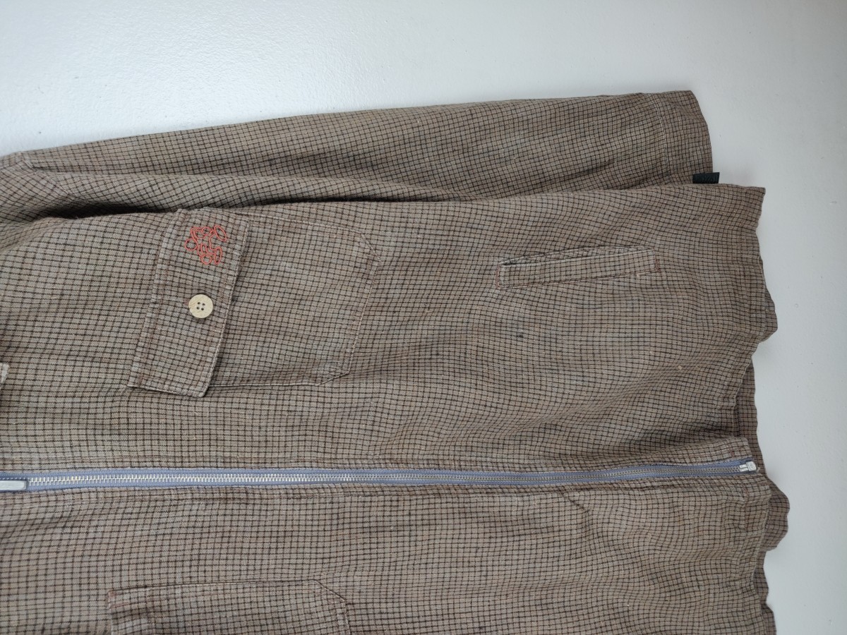 Canal New York - Studio Canal Small Checked Zipper Jacket - 7
