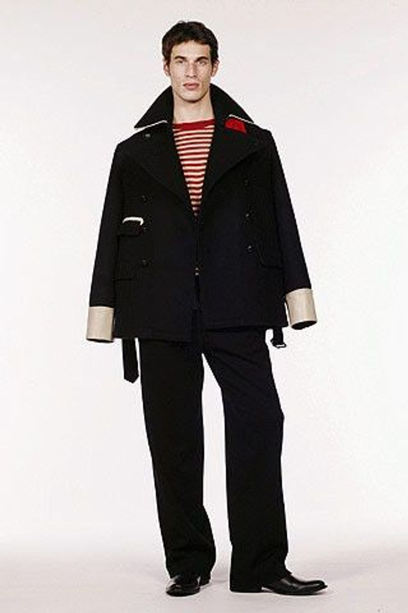 PEARL! Pea coat FW05.Like Hermes or Martin Margiela - 1