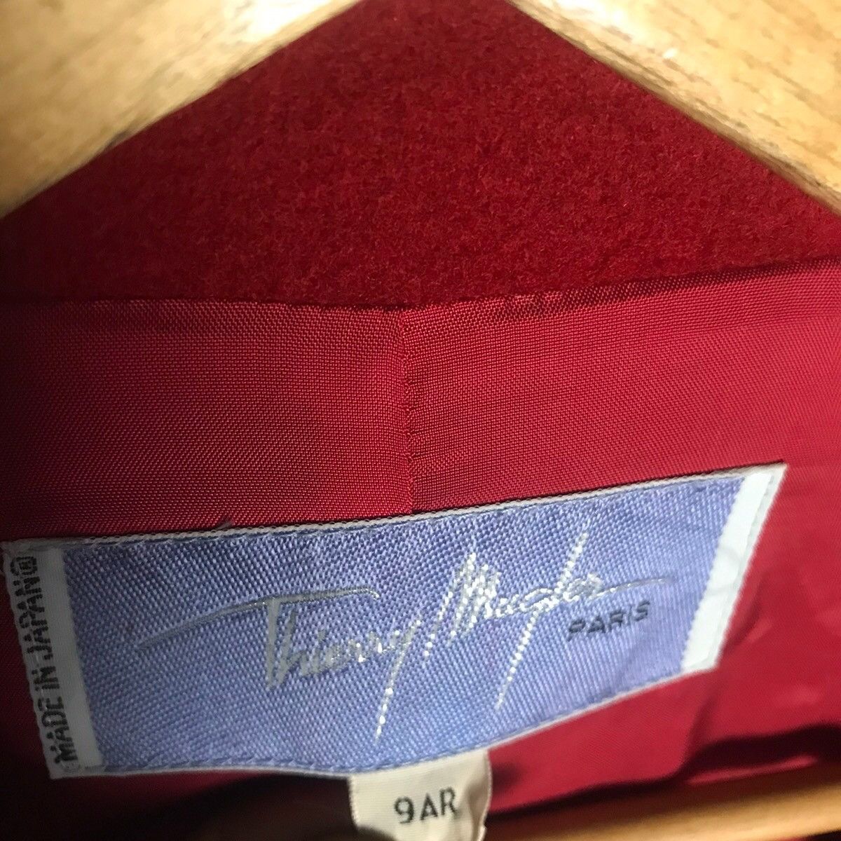 Thierry mugler red double breasted wool jacket - 6