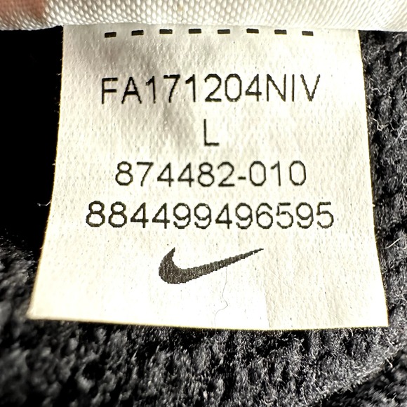 Nike Dry Tapered Sweatpants Dri Fit Swoosh Logo Pull On Athleisure Black Large - 5