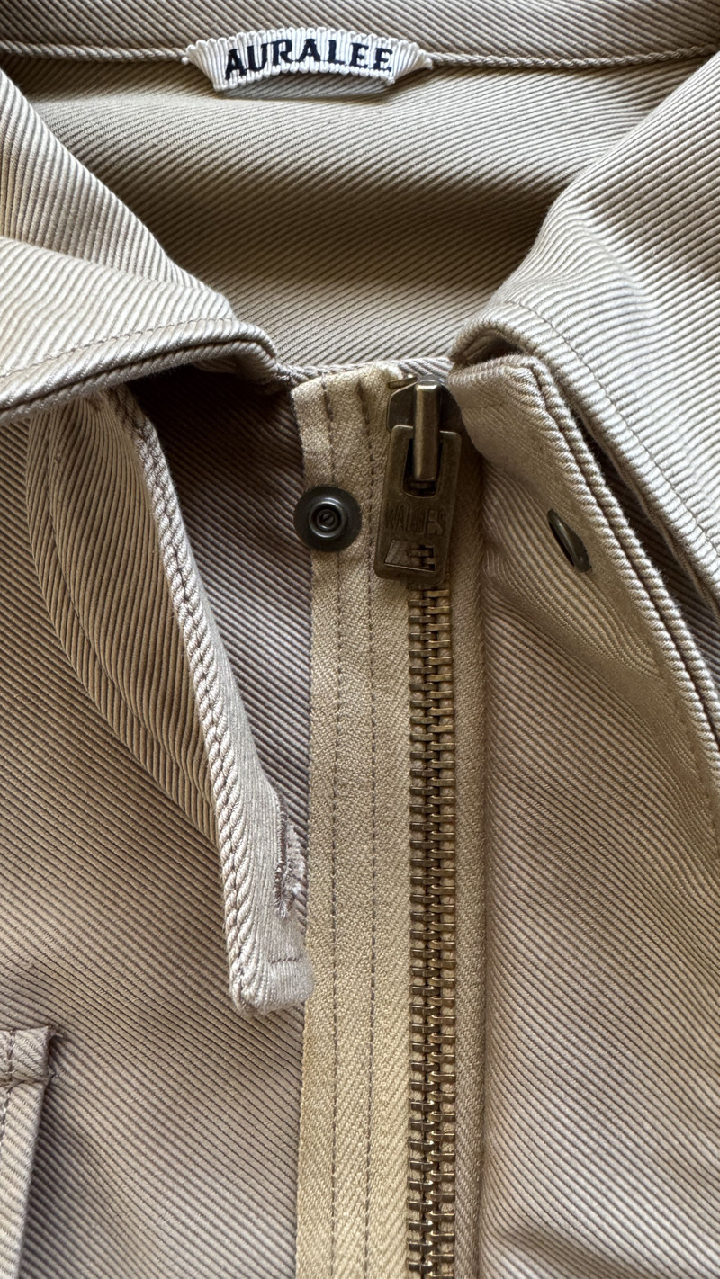 aa . 3 . M65 WASHED DOUBLE CLOTH FIELD JACKET . A6SB01AR - 1