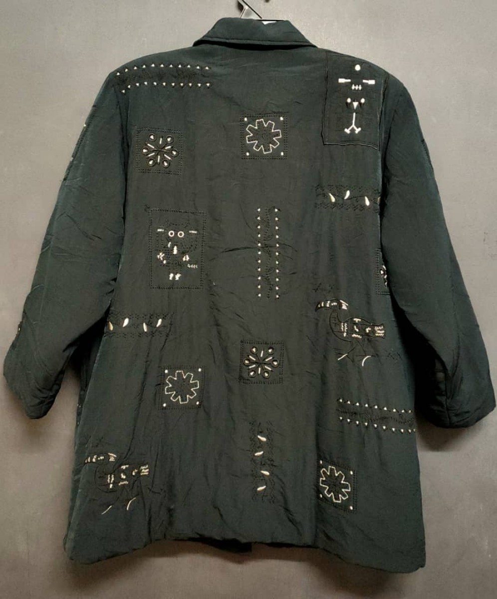 Designer - Embroidered Polyester Jacket - 2