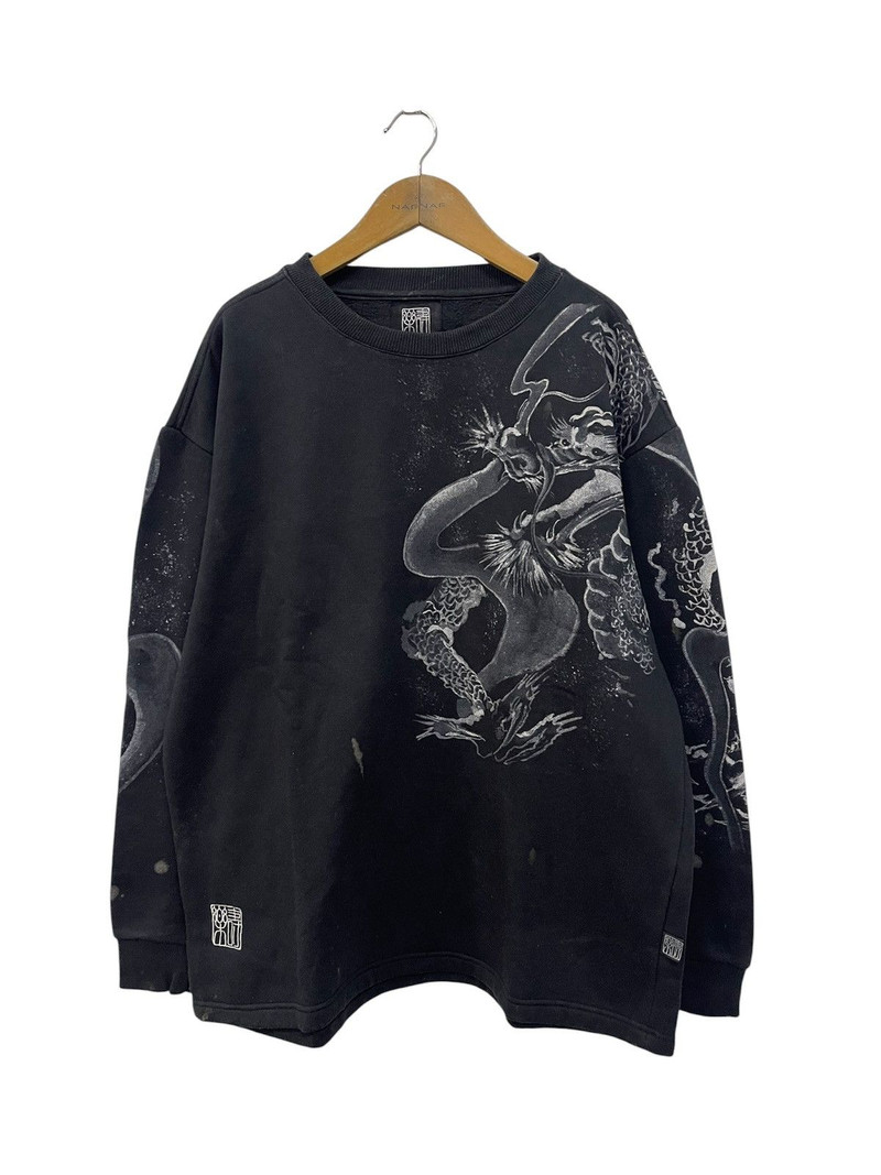 Japanese Brand - JURAKU LEGENDARY JAPAN DRAGON PULLOVER - 1