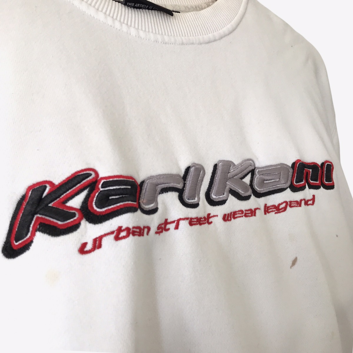 Vintage - Authentic Vintage 1990s Karl Kani Logo Embroidery Sweatshirt - 4